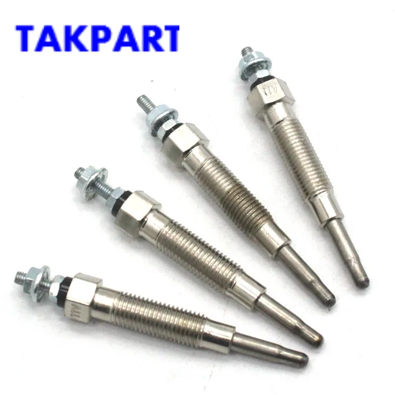 

TAKPART 4x Diesel Heater Glow Plugs For Mitsubishi Pajero Shogun (1994-1999) 2.8 TD