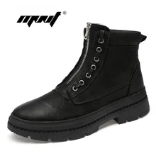 Super Warm Men Winter Shoes Natural Leather Waterproof Rubber Snow Boots Retro Style High Quality Shoes Men Ankle Boots super warm men boots two style high quality autumn and winter shoes handmade retro men shoes genuine leather snow boots shoes