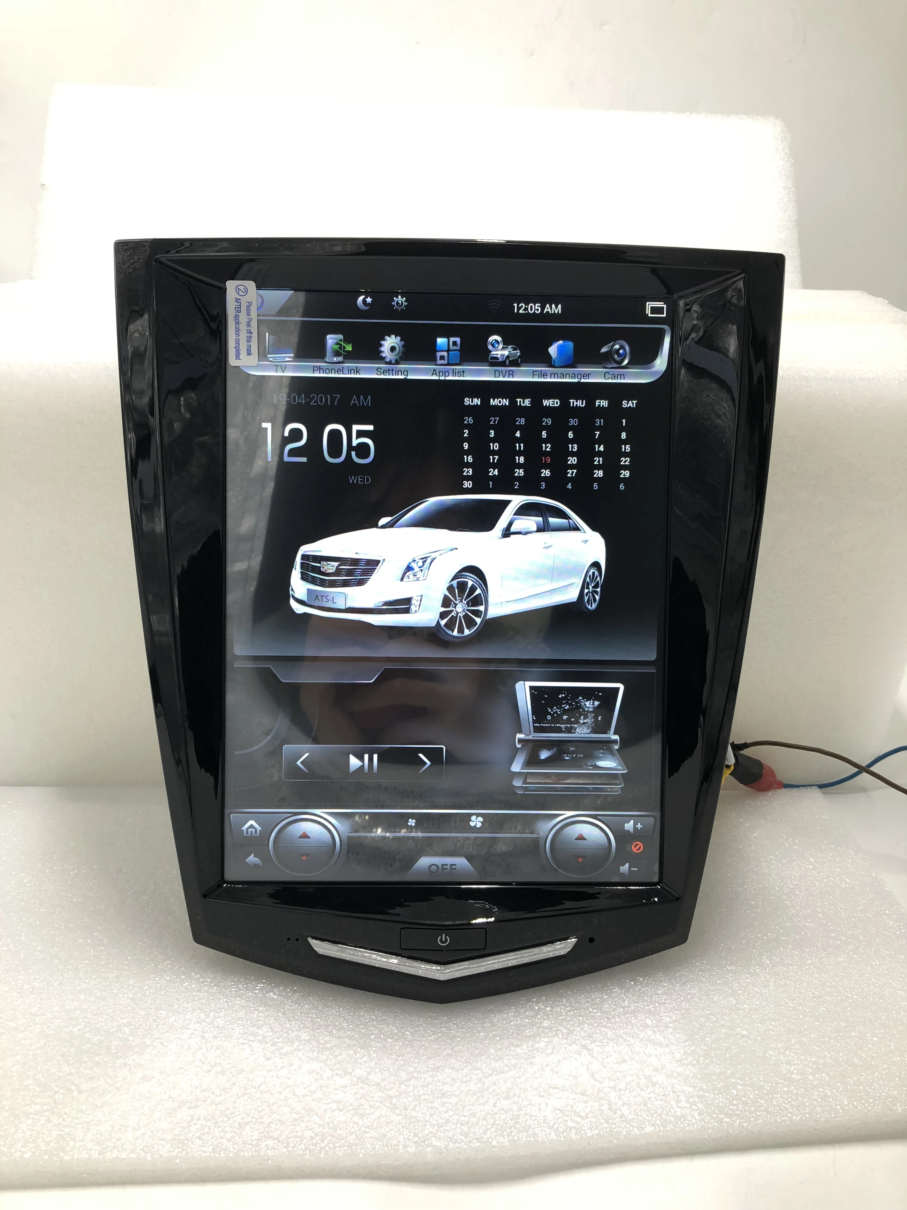Perfect 10.4" Tesla Android 7.1 Car Radio GPS Navigation Player For Cadillac ATS Car Multimedia Auto Stereo Unit Video Player 1