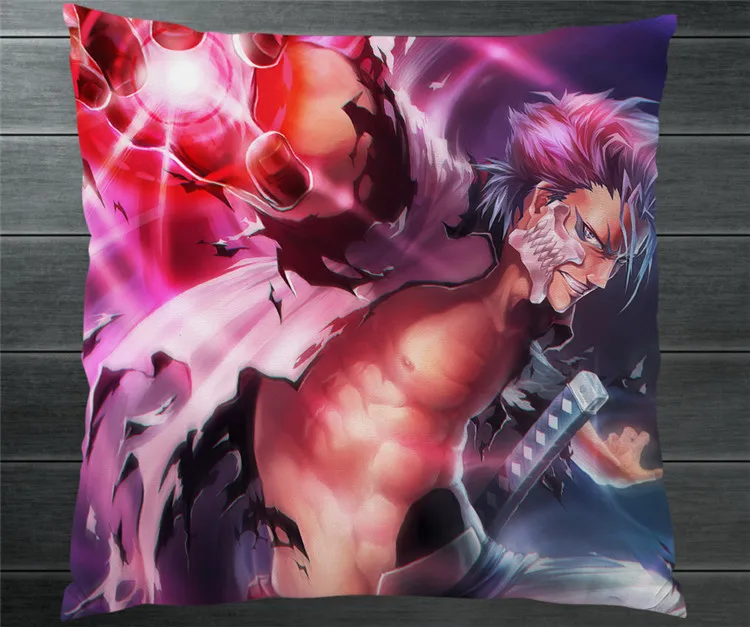 

Anime BLEACH Grimmjow Jeagerjaques Fanart 40*40cm Two Side Pillowcase Pillow Case Cover Cosplay Otaku Gift BED/SOFA/CAR Decor