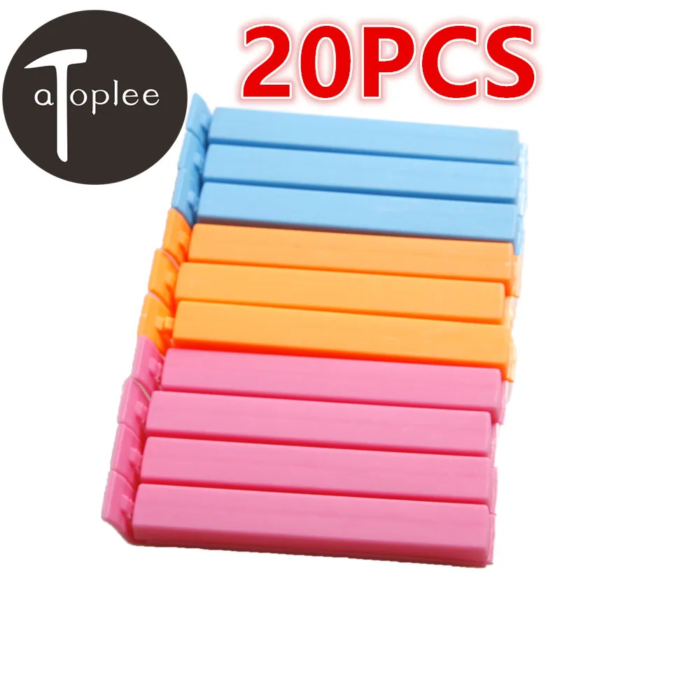 

20pcs/set 11cm Lengh kitchen accessories sealing plastic bag plastic food storage helper food sealing clip Universal