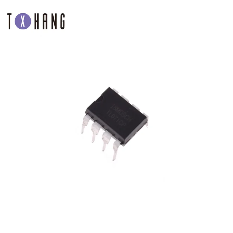 100PCS TL071CP TL071 DIP-8 Low Noise JFET Input Operational Amplifiers TI IC