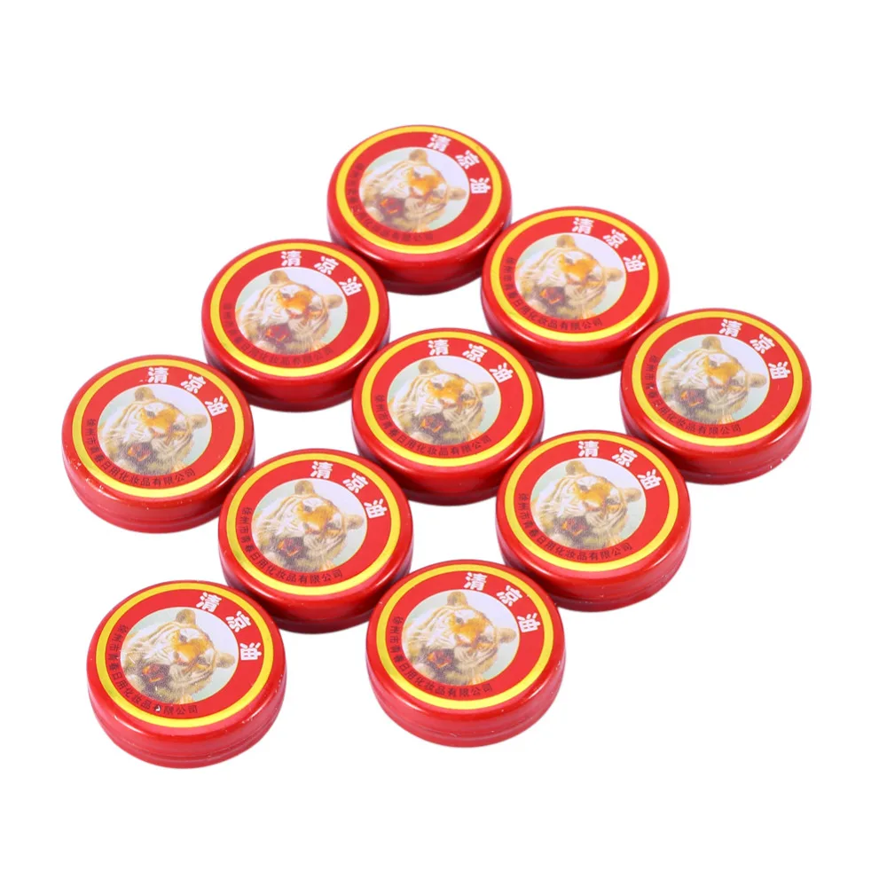 

10Pieces/Lot Tiger Head Essential Balm Oil Refreshing Essential oil Mosquito Elimination Mint Flavor Antiperspirant