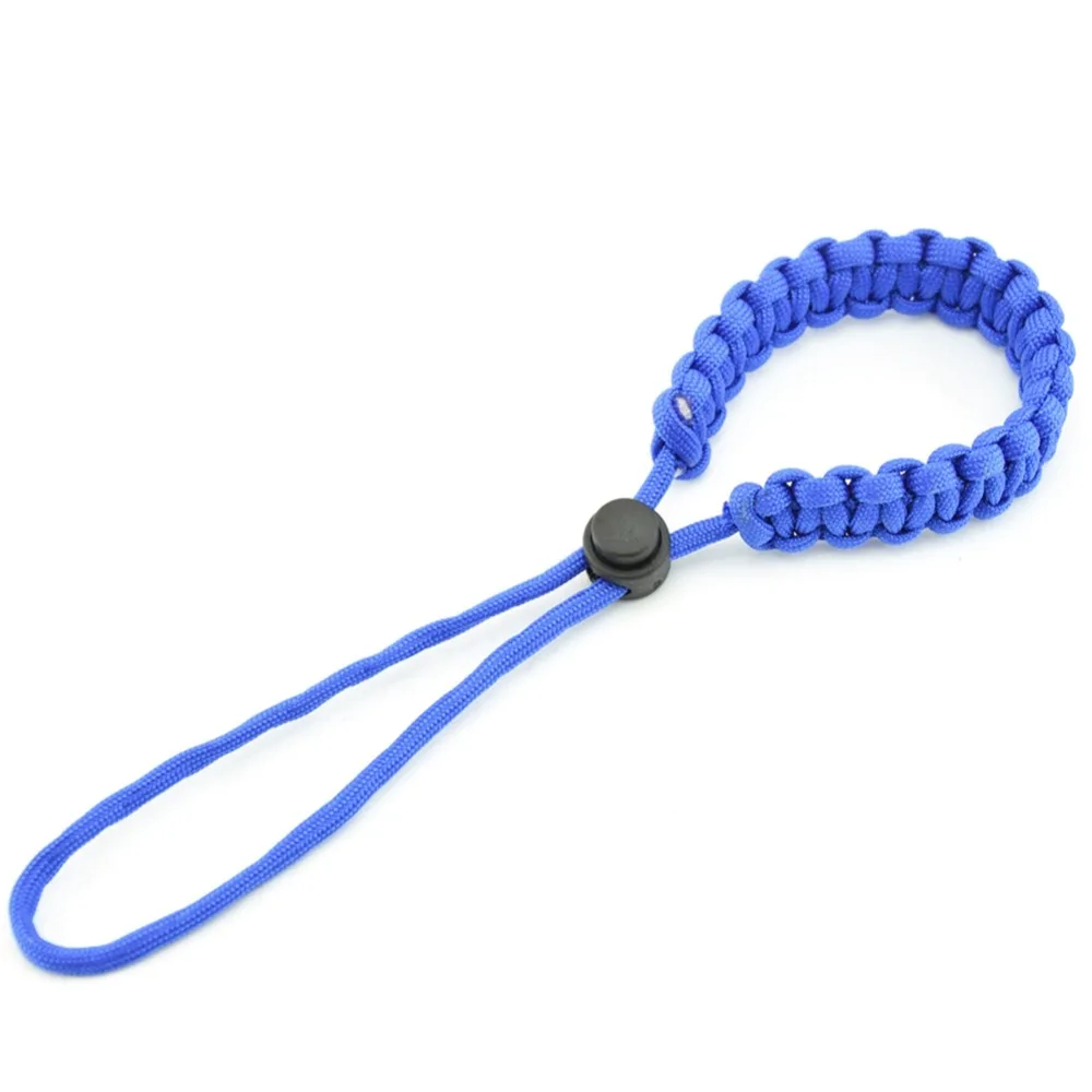 Wrist Lanyard Bracelet Adjustable Camera Braided Wristband Cord Hand Grip Strap for Flashlight Bottle Telescope