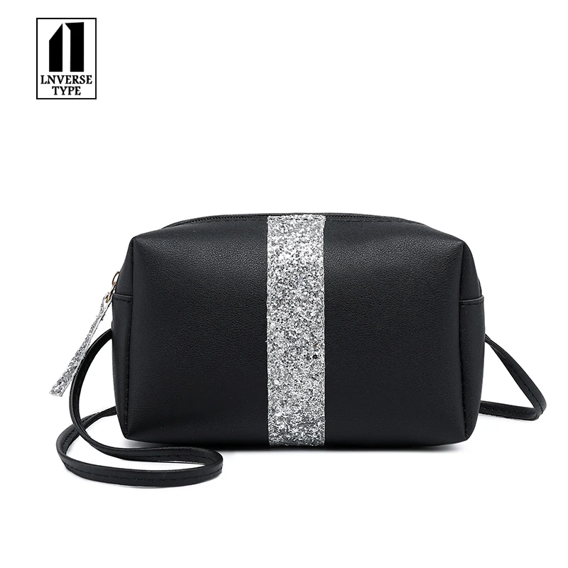

Women Messenger Bag Fashion Solid Color Phone Coin Bag PU Leather Shoulder Bag Cute Wild of the slung small Pillow bag for girls