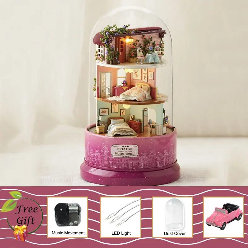 B31 Cutebee кукольный дом мебель миниатюрный кукольный домик DIY миниатюрный дом комната коробка театр игрушки для детей наклейки DIY кукольный домик A - Цвет: B31