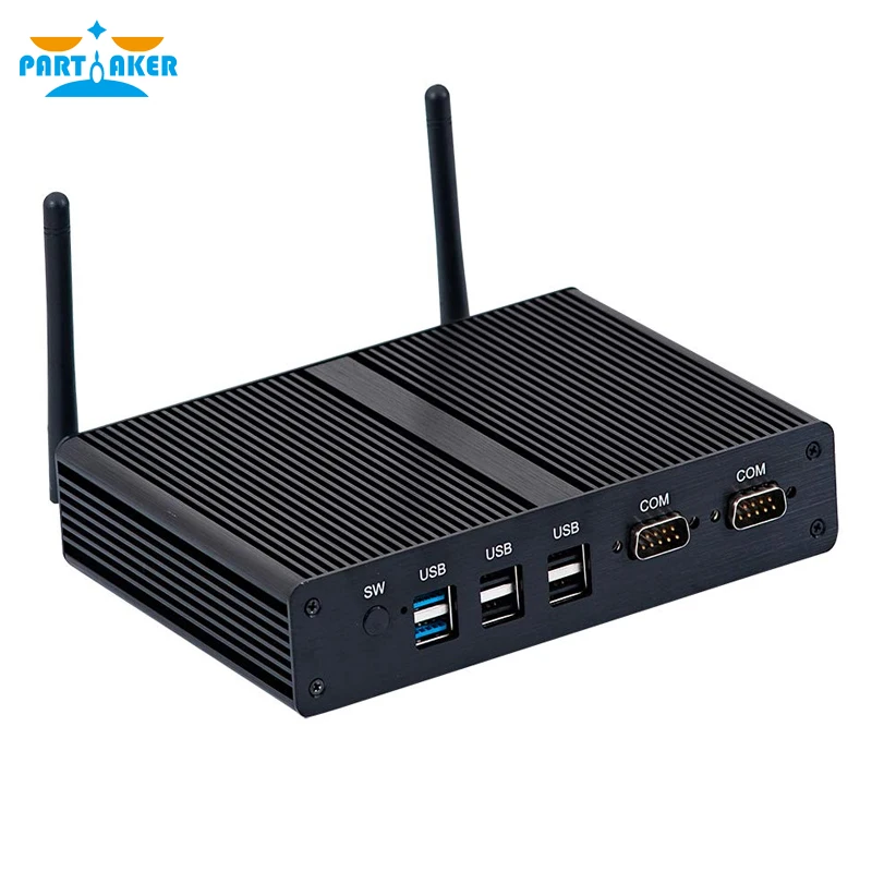 Безвентиляторный мини ПК настольные компьютеры Windows 10 Pro Linux Ubuntu Intel