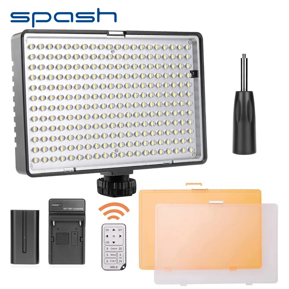 

spash TL-240S LED Video Light Photography Lighting CRI 93 3200K/5600K 240 LEDs Handheld Studio Light Lamp with Remote Control