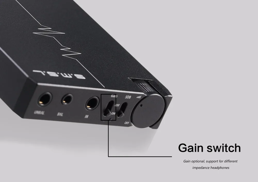 SMSL SAP-11 Hifi аудиопортируемый усилитель для наушников Встроенный аккумулятор большой емкости 2,5 мм сбалансированный выход 3,5 мм несимметричный выход