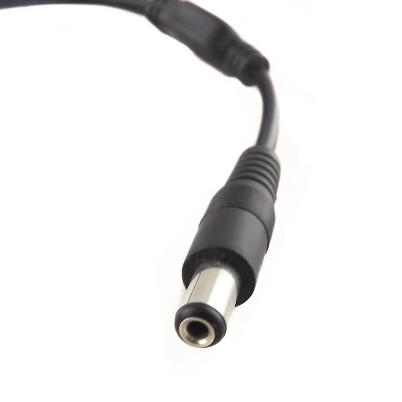 DC Power Male To Female Cables 5.5x2.1mm Plastic External 1 Male Plug To 2 Female Jack Cable Splitter Adapter For CCTV