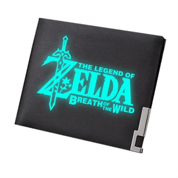 

2019 Hot Game The Legend of Zelda: Breath of the Wild Print Men Wallets Male Short Purse Pu Leather Wallet Fashion Card Holder