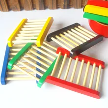 Деревянная мыльница шт./лот Высокое качество мыло держатель Красочные 200 стойки лоток для хранения аксессуары ванной комнаты