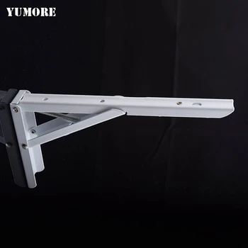 

30PCS 8'' steel shelf brackets Iron folding shelf bracket decorativos home furniture brackets shelf support