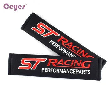 

Car-Styling Seat Belt Cover Auto Universal Case For Ford Focus 2 3 Mondeo ST Racing Soft Safely Seat Car Styling Accessories