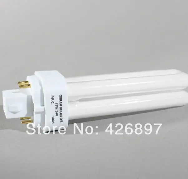 

OSRAM DULUX D/E 13W compact fluorescent lamp tube,LUMILUX G24q-1 4 pin,13W/827 13W/840 13W/865,down lights energy saving bulb