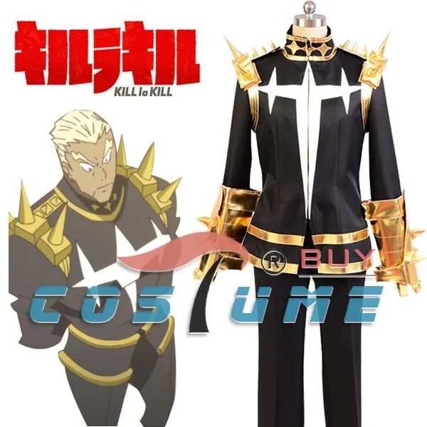 KILL la KILL Ira Gamagoori Cosplay Costume Final Form Black Uniform