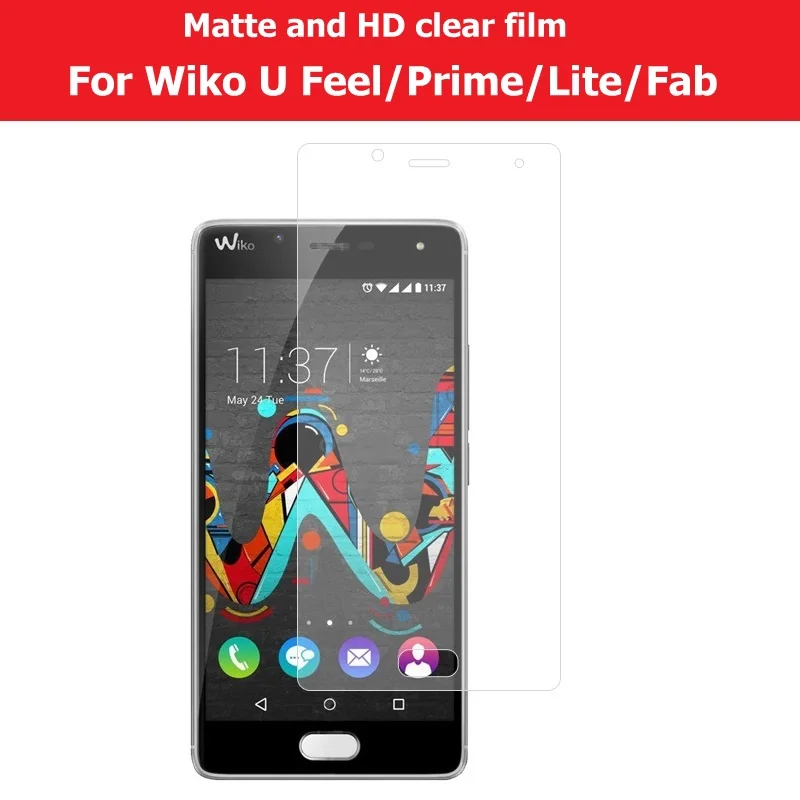 Анти-Царапины HD прозрачный глянцевый пленка для Wiko U Feel Lite Prime Fab матовая с