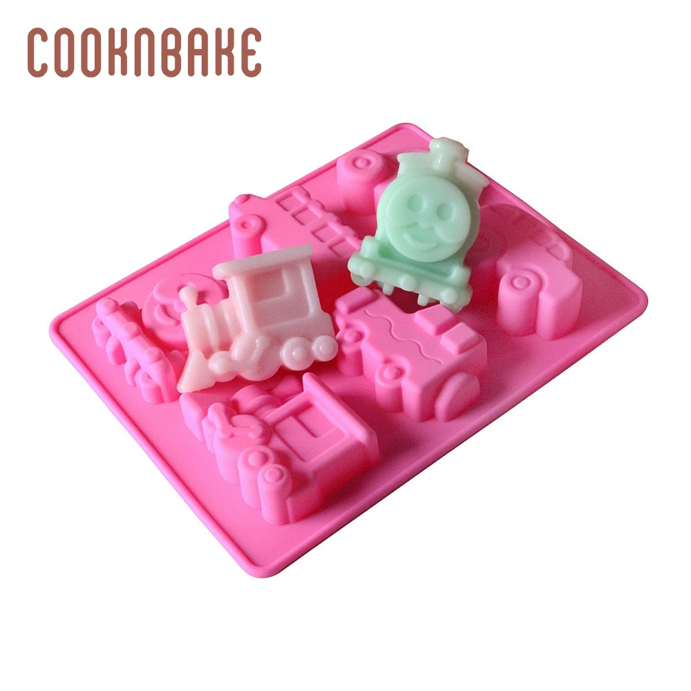 COOKNBAKE силиконовая форма для торта, выпечки, форма для желе, пудинга, льда, мыла, торта, инструмент для выпечки, форма для печенья автомобиля - Цвет: CDY-089