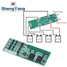 ShengYang – panneau de Protection pour chargeur de batterie Li-ion, polymère 4s 8A, 4 séries 3.7, Module de charge, BMS