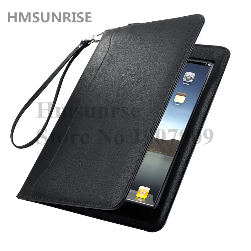 Hmsunrise чехол для ipad A1893 полная защита кожаный apple ipad 9,7 A1954 ручной ремешок Авто Услуга сна 9,7"