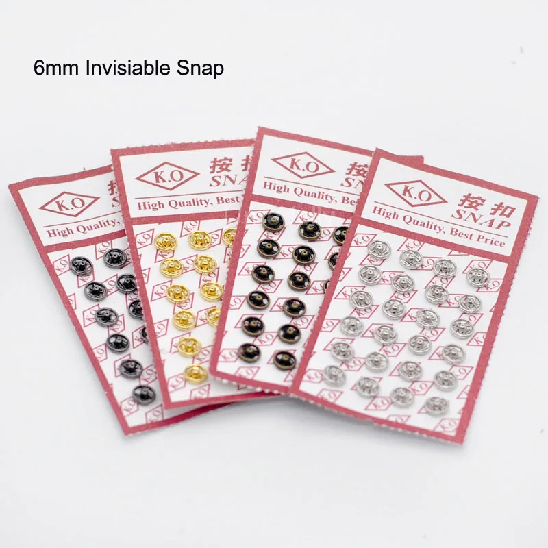 

Mini 6mm Invisable Snap Buttoon Buckle Doll Accessories Metal Snap for Blyth BJD Pullip Barbies Doll Clothes DIY Accessories 1/6