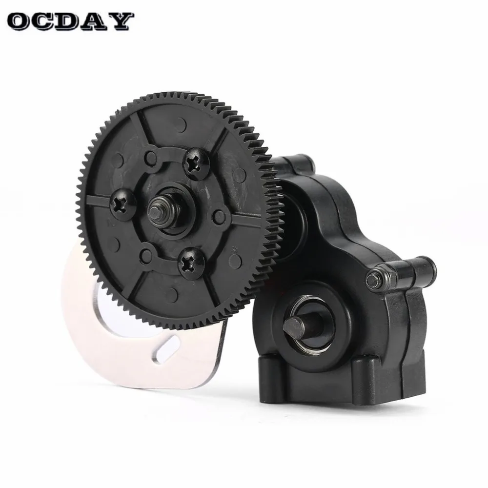 

18024 Assembled Transmission Case Center Gearbox for 1/10 HSP 94180 Off-road Crawler Climbing RC Car Model Vehicle ht