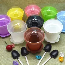 Выпечка торта DIY горшки бытового назначения с ложкой мусс Формы для кексов 100 шт/партия