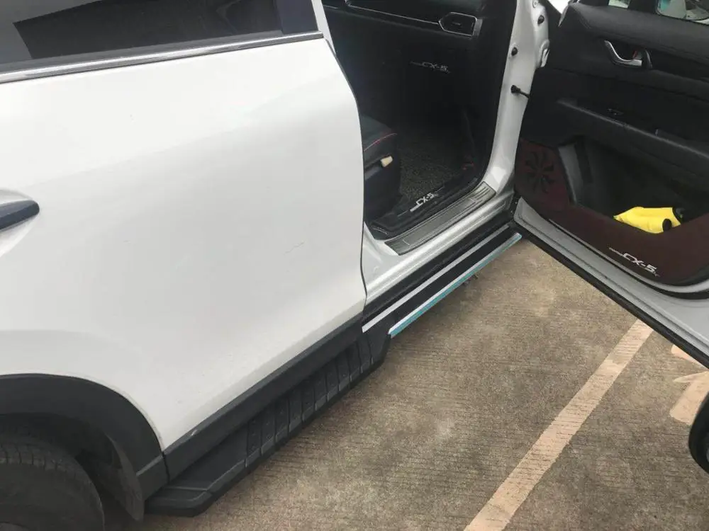 Абсолютно Алюминий для Mazda CX5 CX-5 18 19 подножка сбоку шаг Nerf бар педаль хорошего качества