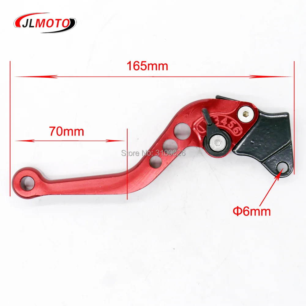 Adjustable CNC Disc/Drum Handle Bar Brake Lever Fit For 50cc 110cc 125cc Moped Motorcycle Electric Scooter Motor Bike Parts