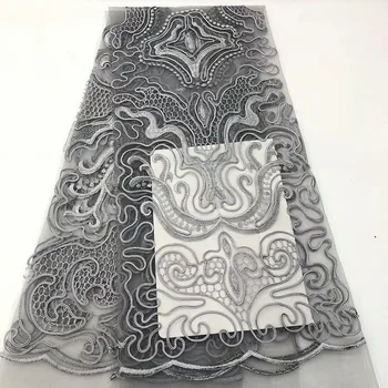 

Nigerian French Lace Fabrics 2018 African Tulle Lace Fabric High Quality African Lace Wedding Fabric For Dress RF71-75