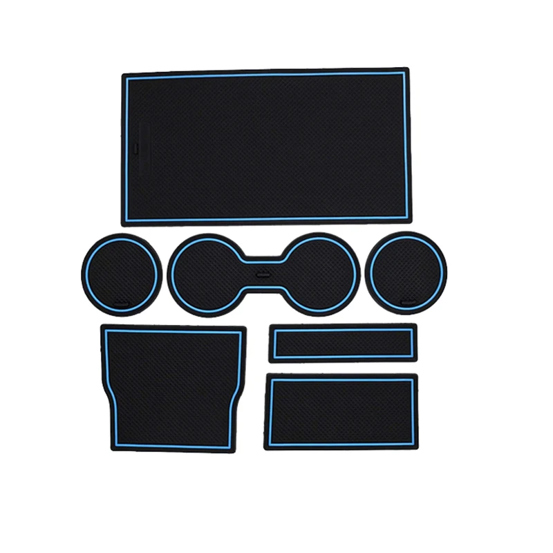 

Holder Wear-resistant Gear Slot Mats Interior Accessories Trim For Tesla Non-Slip Gate Slot Console Pad Useful
