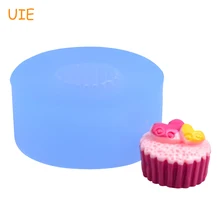 GYL391U 13,3 мм мини кекс силиконовая форма-Кекс с форма сердечко, Sugarcraft, смола, миниатюрная еда, печенье Форма(China)