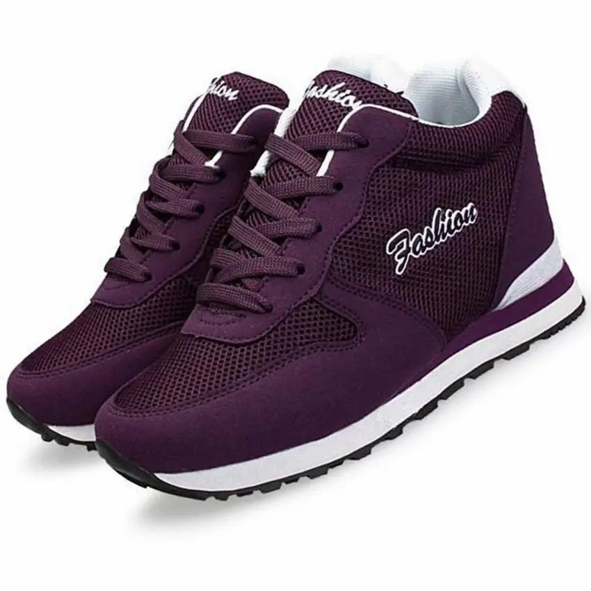 women height increasing running shoes women breathable ladies girls