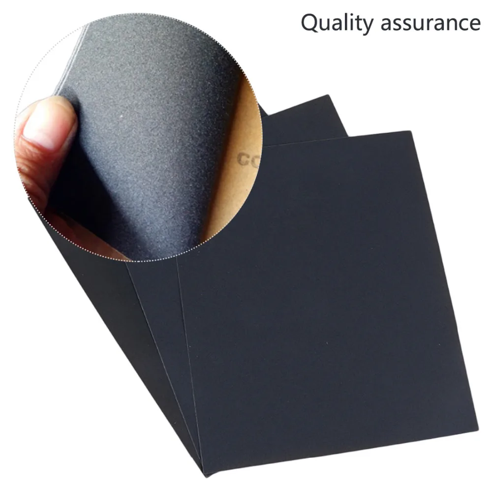 4pcs 9/" x 11/" 2500 Grit Wet and Dry Sandpaper Abrasive Waterproof Paper Sheets