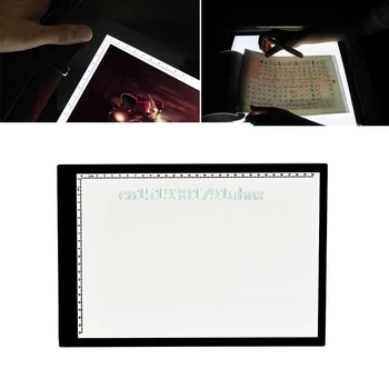 

A4 LED Light Box Tracing Board Art Design Stencil Drawing Pattern Copy Pad Thin Whiteboard