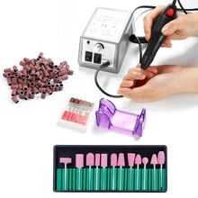 20000 ОБ/мин Электрический прибор для маникюр кутикула жидкость для снятия геля шлифовальный инструмент Бур резчик для дрель для ногтей бит машина