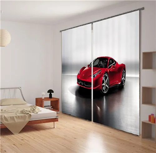 5 Роскошный автомобиль 3D Затемненные окна Шторы S для гостиной постельные принадлежности в номере Hotel/офис Шторы шторы Cortinas Para Sala - Цвет: 5