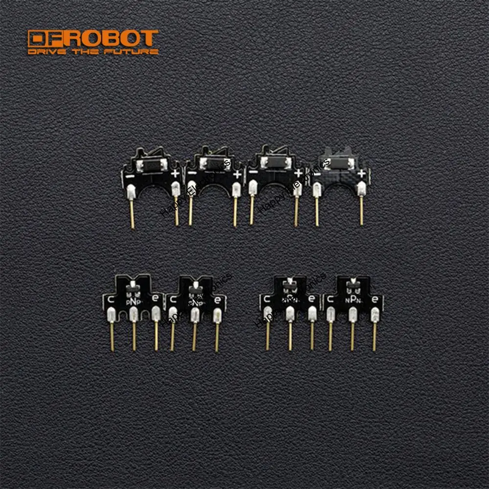 DFRobot ECell series Breadboard Plugin LED kit, Red/Yellow/Blue/Green