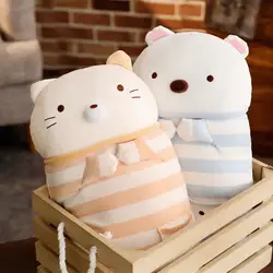 Кэндис Го! Милые плюшевые игрушки мультфильм Sumikko Gurashi углу биологического длинное тело мягкие подушки на день рождения Рождественский