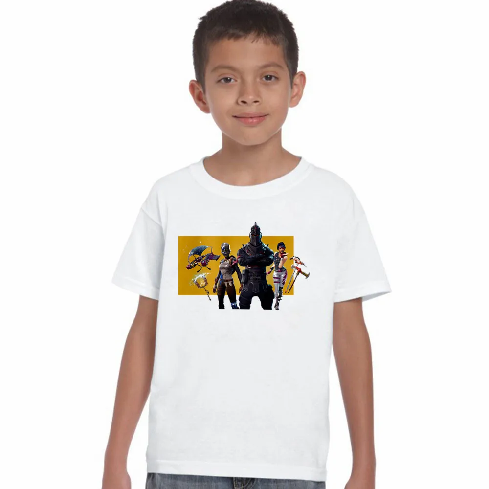 

LYTLM Boys Tops 2018 Kid T Shirts Game Tee-Shirt Game Enfant White Top Casual Boys Tshirt Baby Boy Summer Clothes 10 12 YEAR