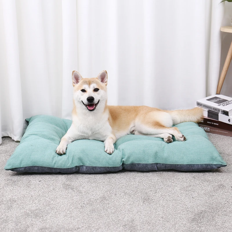 Luxury Pet Dog Cushions Cat Warm Beds House For Large Dogs Mats Breathable Cozy Super Soft Thick Blankets 3 Size Durable Kennels