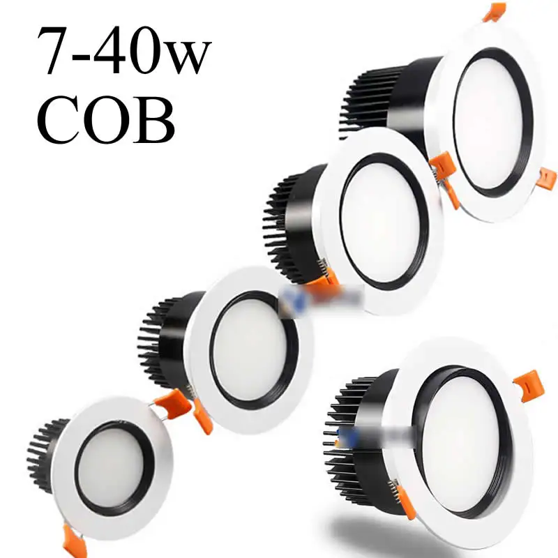 Dimmable Led Downlights 7W 10W 12W 15W 20W 25W 30W 40W Led Fixture
