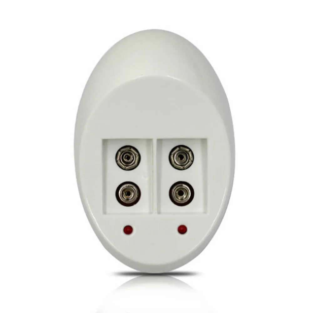

Dual Toy Battery Charger for 6F22 9V Lithium Ni-MH Ni-CD Battery US Plug Drop