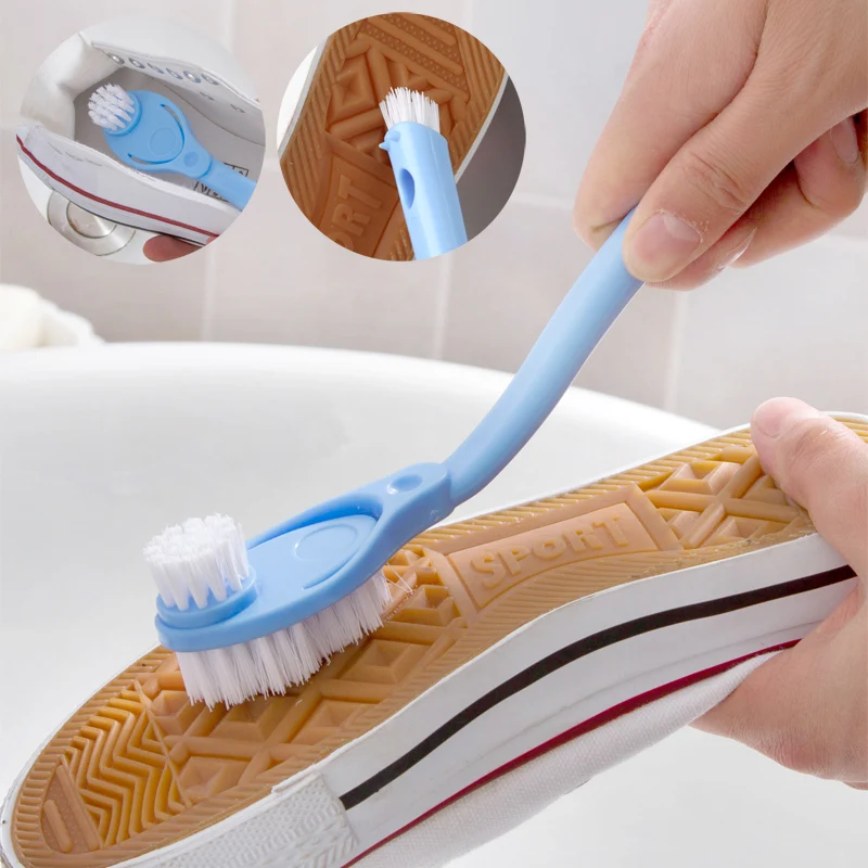 1pc Double Wash Skillet Clean Shoe Brush Wash Shoes Special Brush
