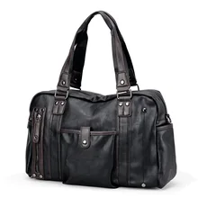 New Fashion Multifunction Mens Genuine Leather Travel Bag Brand Waterproof Vintage Men Messenger Bags High Quality Shoulder Bags New Fashion Multifunction Mens Genuine Leather Travel Bag Brand Waterproof Vintage Men Messenger Bags High Quality Shoulder Bags