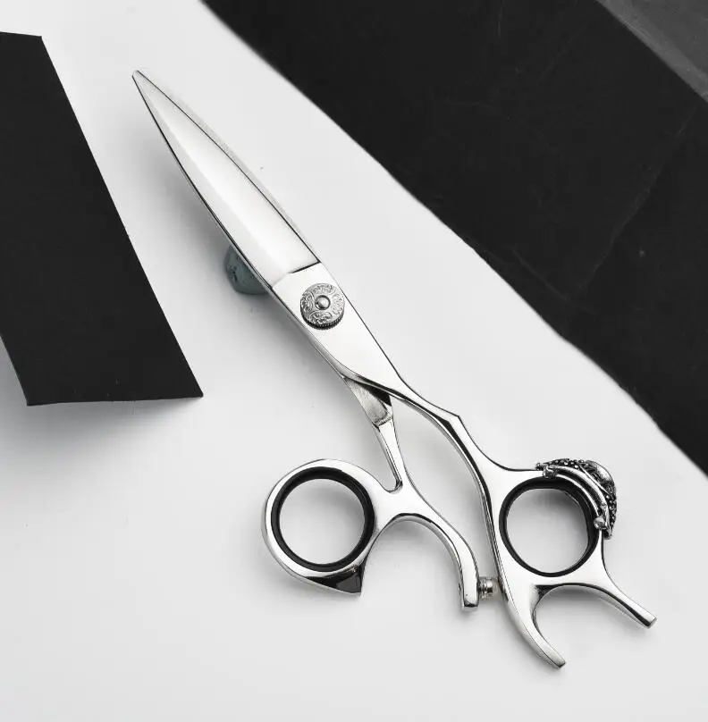 440C hair styling professional cutting scissors 6 inch with convex edge | Красота и здоровье