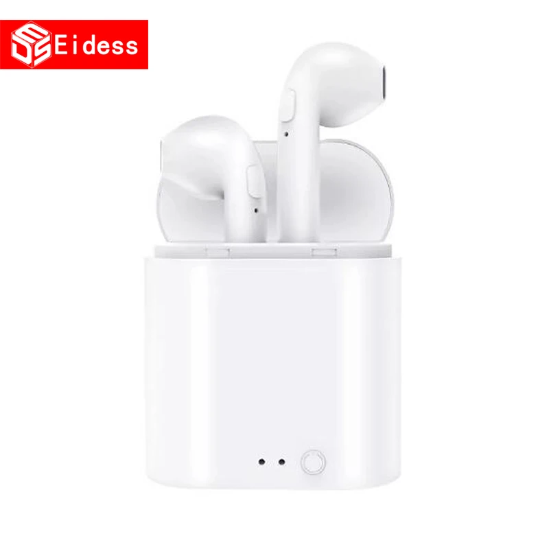 Беспроводные мини наушники i7s TWS портативная Bluetooth гарнитура невидимые для всех