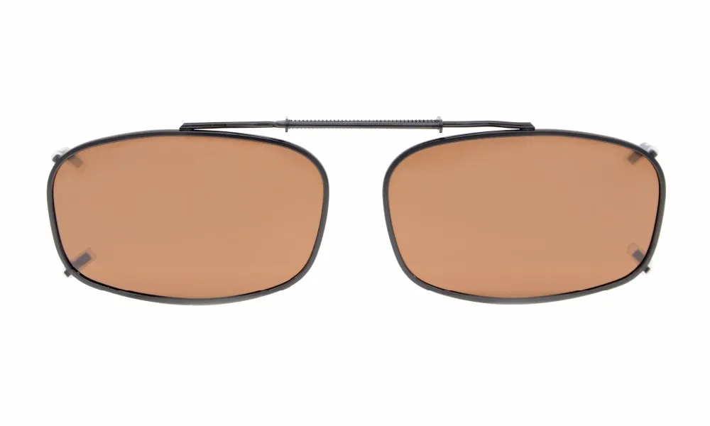 C62 Eyekepper металлическая рамка обод с поляризованными линзами с клипом солнцезащитные очки 52*, маленького размера, круглой формы с диаметром 32 мм