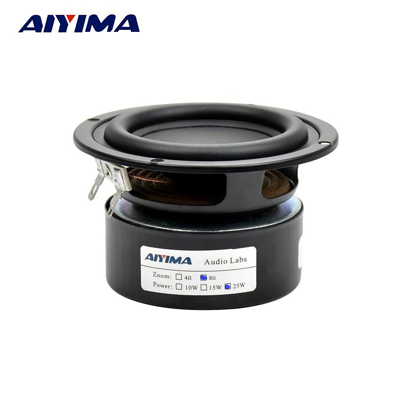 1PCS Tweeter Audio Speaker Portable Stereo Speakers Woofer Full Range Horn 3 inch 8 Ohm 25W Loudspeaker