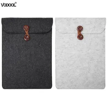 

11in Portable Felt Bag Filing Products Holder File Bag Laptop Sleeve Notebook File Protective Case Student Writing Pads Cover